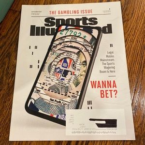 Sports Illustrated Magazine - September 2021 - The Gambling Issue - BRAND NEW!